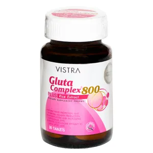VISTRA Gluta Complex 800 Plus Rice Extract Tablets